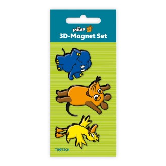 Die Maus 3er Set Magnete "Drei Freunde"