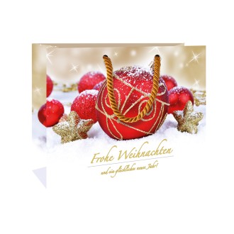 Weihnachtstasche mini quer