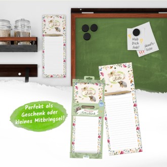 Waldidylle Notizblock m. Stift