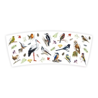 Tasse im Vogelhäuschen "Unsere Vogelwelt"