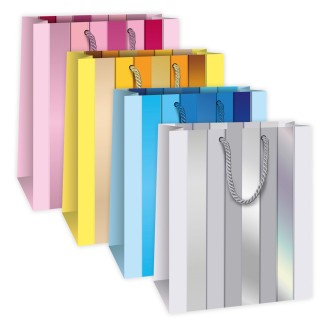 Geschenktasche "Streifen" groß