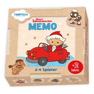 Unser Sandmännchen Memo aus Holz