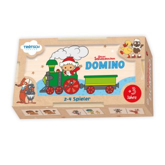 Unser Sandmännchen Domino aus Holz