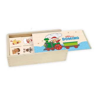 Unser Sandmännchen Domino aus Holz
