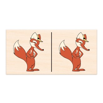 Unser Sandmännchen Domino aus Holz