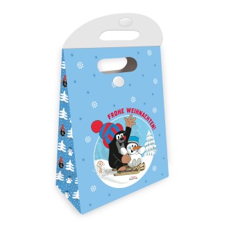 Der kleine Maulwurf Geschenktasche mit Verschluss Winter klein