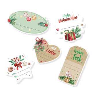 Soft-Geschenksticker Weihnachtstraum