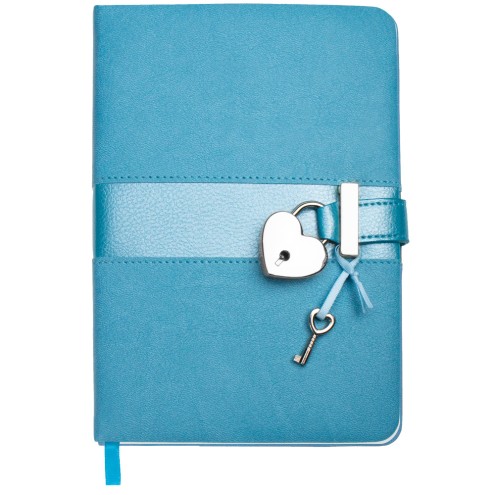 Tagebuch matt & shiny blau