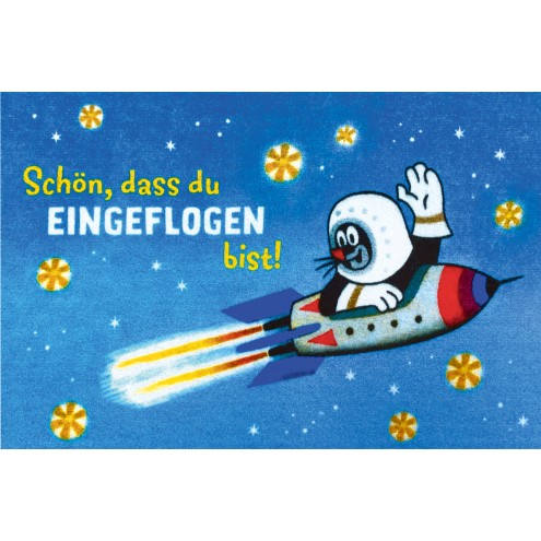 DER KLEINE MAULWURF Fußmatte "Eingeflogen"
