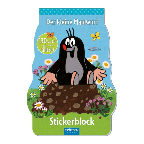 DER KLEINE MAULWURF Stickerblock