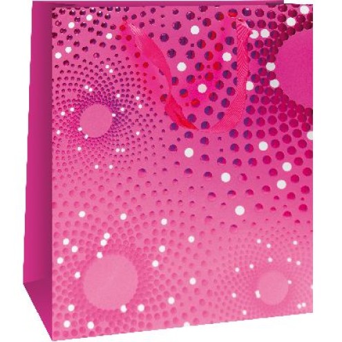 Geschenktasche "Metallic" medium