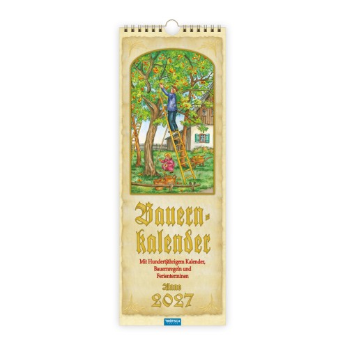 Maxi-Streifenkalender Bauernkalender 2027