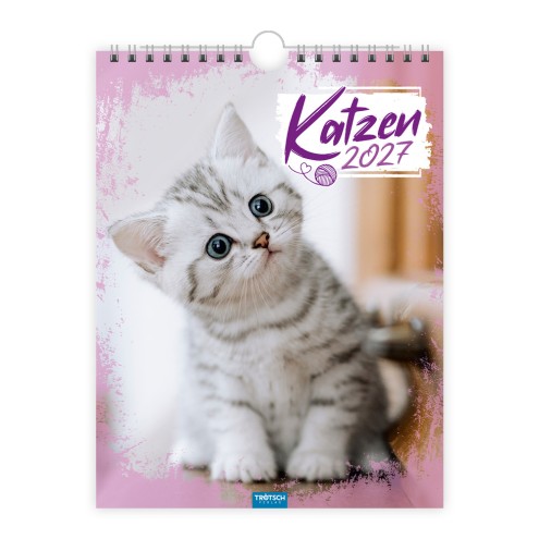 Notizkalender Katzen 2027