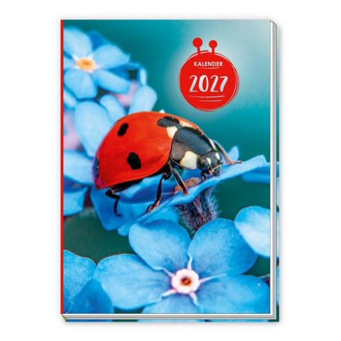 Taschenkalender A7 Marienkäfer 2027