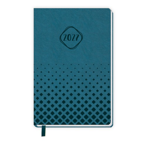 Taschenkalender A7 Soft Touch Petrol 2027