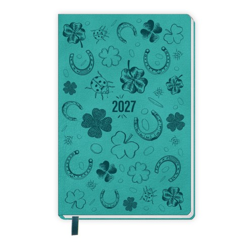 Taschenkalender A7 Soft Touch Glück 2027