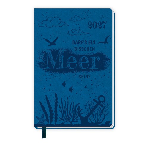 Taschenkalender A7 Soft Touch Maritim 2027