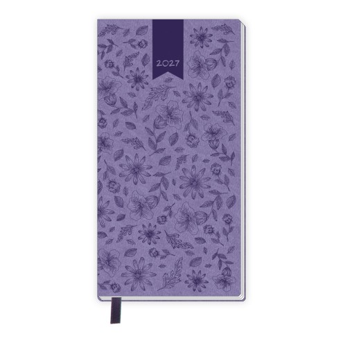 Taschenterminer Soft Touch Blumen 2027
