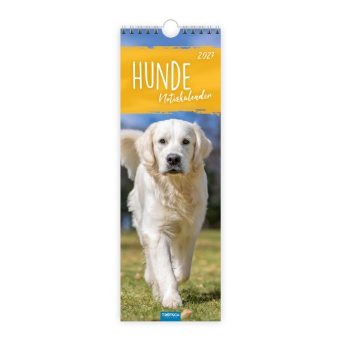 Streifenkalender Hunde 2027 Notizkalender