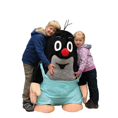 DER KLEINE MAULWURF Plüschfigur 120 cm mit Hose