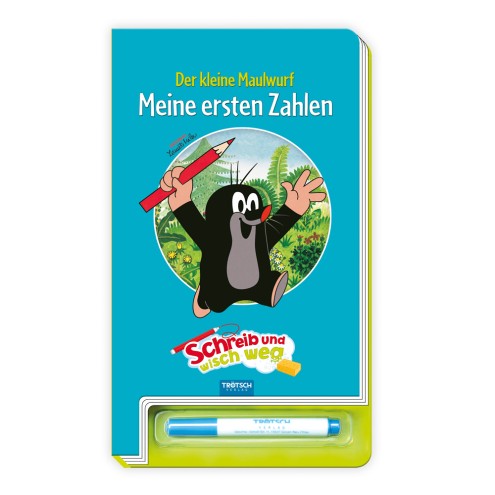 DER KLEINE MAULWURF Schreib und wisch weg "Zahlen"