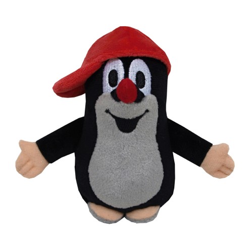 DER KLEINE MAULWURF Plüschfigur 12cm Kappe