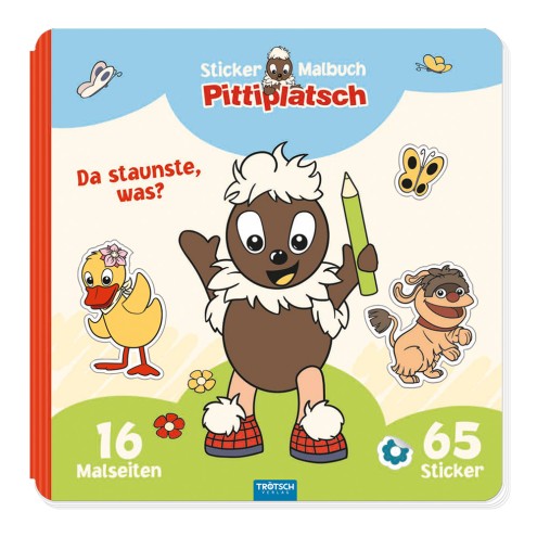 UNSER SANDMÄNNCHEN Stickermalbuch "Pittiplatsch"
