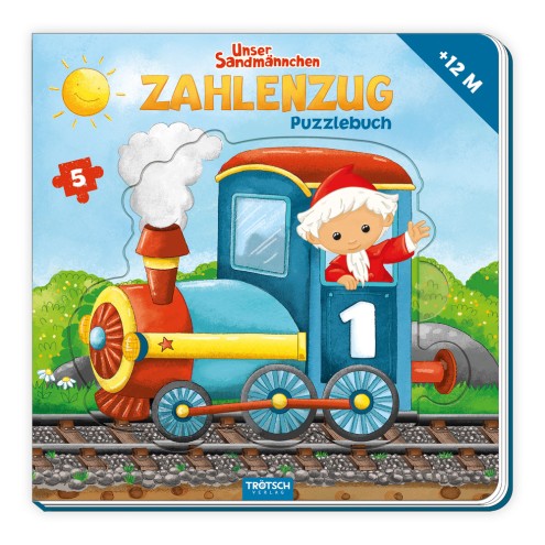 UNSER SANDMÄNNCHEN Puzzlebuch "Zahlenzug"