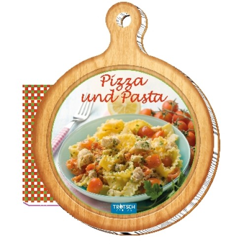 Rezeptbuch Brettchen "Pizza Pasta"
