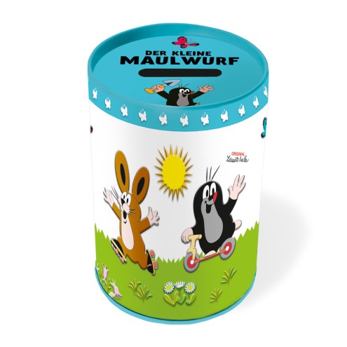 DER KLEINE MAULWURF Spardose "Fahrzeuge"