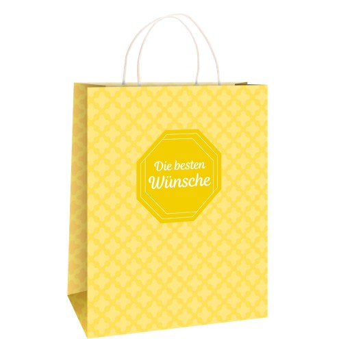 Geschenktasche "Retro-Wünsche" groß