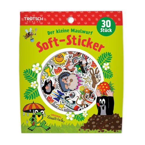 DER KLEINE MAULWURF Soft-Sticker