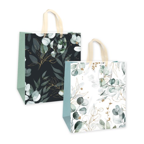 Geschenktasche "Blätter" groß